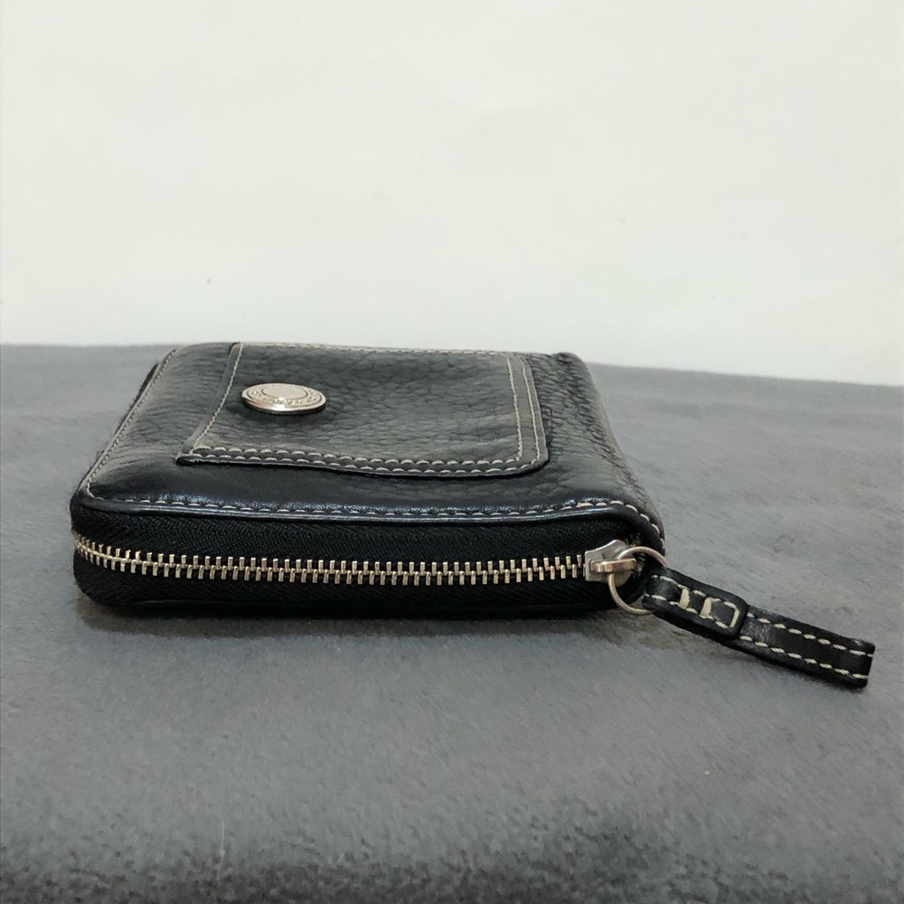 Coach  Black Pebble Leather Wallet - Picture 4 of 12